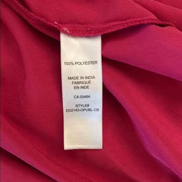 Ricki’s Vibrant Fushia Pink Button-Up Shirt size 14 - Picture 8 of 9